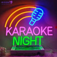 Insegna al Neon LED KARAOKE, Luce al Neon per Sala Giochi, Man Cave, Feste in Bar, Regalo di Compleanno, Decorazione Paesaggistica e Arredamento Casa