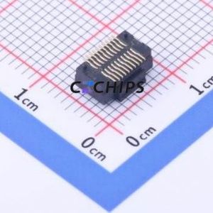 X0515FVS-20AS-9TV01 Board-to-Board & Backplane Connector SMD,P=0.5mm Connector 20P 0.5mm Vertical Mount 2 - Product Image 2