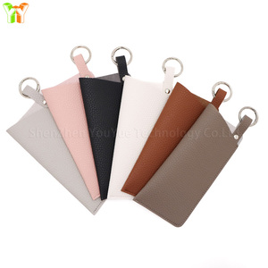 Listo para enviar Estuche portátil de cuero PU para anteojos Bolsas Negocios y regalos promocionales para anteojos - Product Image 2