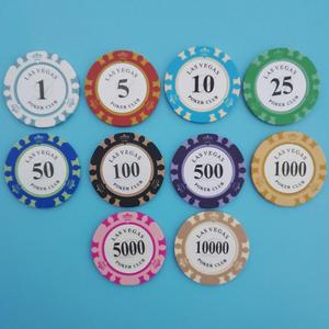 Fichas de Póker de Arcilla con Logotipo Personalizado Imprimible, Corona de 14g para Casinos - Product Image 4