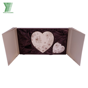 Logo personalizzato all'interno di velluto per orecchini anelli collane di lusso eco-friendly scatola di gioielli in carta Kraft - Product Image 4