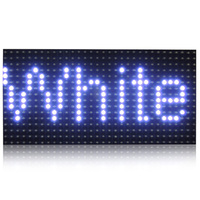 Modul LED Satu Warna P10 Merah Kuning Putih Biru Hijau Terlaris, Panel Layar LED yang Dapat Diprogram