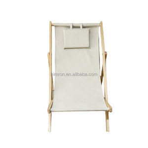 Chaise longue de plage <span class=keywords><strong>pliable</strong></span> <span class=keywords><strong>en</strong></span> bois confortable et portable avec logo personnalisé - Product Image 6