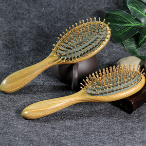 Peigne à coussin d'air en bois de santal 20 cm, brosse à cheveux massante pour le cuir chevelu, pour la population générale - Product Image 3