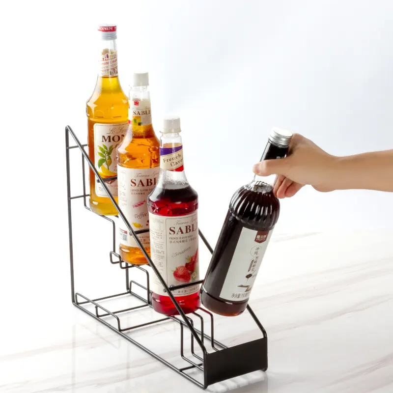 wine serving tray Acrylic Wine Rack Acrylic Cup Stand Beer Mug Holder snow cone syrup bottle bar monin syrup display rack