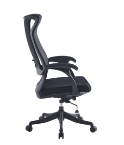 Silla <span class=keywords><strong>de</strong></span> Oficina Ejecutiva <span class=keywords><strong>Industrial</strong></span> para el Hogar, Silla <span class=keywords><strong>de</strong></span> <span class=keywords><strong>Trabajo</strong></span> para Empleados, Altura Ajustable, Respaldo Alto, Tapizada en Tela - Product Image 5