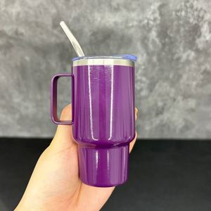 Custom Logo Candy Colored 3oz Mini <b>Shot</b> Glass Tumbler Stainless Steel Sublimation Wine Tumbler Cup with Handle and <b>Straw</b> - Product Image 4