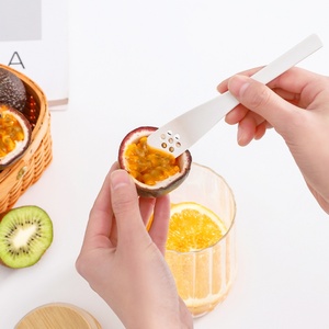 Falafel Scoop Plastic <b>Measuring</b> Mini Container with Scoop Digging apple Household Fruit and Vegetable Digging <b>Spoon</b> Fruit - Product Image 4