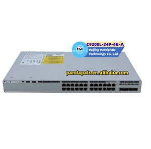 Original new Ciscos c9200 C9200L-24P-4G-A 24 port poe switch 9200 series