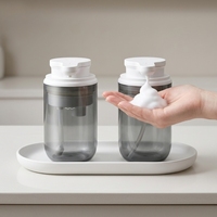Distributeur automatique de savon moussant intelligent en verre, style moderne, OEM/ODM, USB, pour cuisine, hôtel, salle de bain, par l'usine Junshun Direct Factory