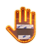 Lumières décoratives amusantes pour voiture, geste de main, pouce levé, pour SUV, camion, accessoires pratiques pour voiture