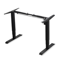 Bureau debout ergonomique extensible en métal, installation rapide, bureau électrique réglable en hauteur, moteur unique, durable