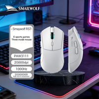 Souris sans fil tri-mode 2.4G BT PAW3311, souris de jeu légère pour ordinateur portable, jeu, bureau