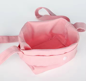 Bolsa de Lona de Algodón Reciclable Personalizada con Logotipo Serigrafiado, Color Natural, Reutilizable, con Asa Plegable de Tela No Tejida - Product Image 5