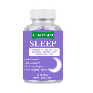 Suplemento de sueño a base de hierbas de calidad caliente Cápsulas para dormir Apoya el sueño, se duerme rápido, despierta refrescado y reparador, calma <span class=keywords><strong>la</strong></span> <span class=keywords><strong>mente</strong></span> - Product Image 1