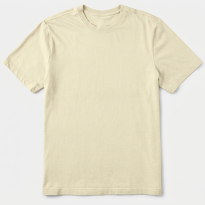 เสื้อยืดเปล่า 180 GSM ผ้าฝ้าย 100% คุณภาพสูง ทรงปกติ ย้อมสีพื้น ผู้ผลิตออกแบบเสื้อผ้า - Product Image 1