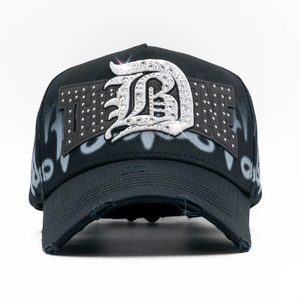 Cappellini da baseball in pelle scamosciata originali e nuovi all'ingrosso Gorras Thirty-One 31 con ricamo stampato, popolare cappello messicano - Product Image 5