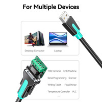 Câble Série USB vers RS485 RS422 Industriel, Convertisseur Plug & Play sans Pilote à Double Puce FT232RL+ZT485 pour PLC