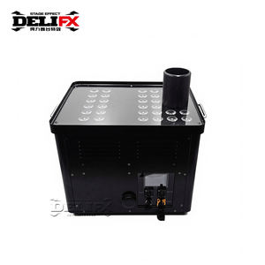 Machine à fumée Hurricane 4000W 32 LED DMX512, 50000 pieds cubes/min, double tube, réaction rapide pour effets de scène, concerts, grands événements, discothèques, DJ - Product Image 2