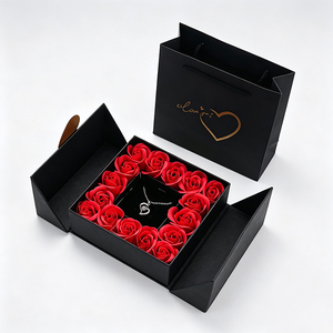 <span class=keywords><strong>Boîte</strong></span> Cadeau Rose <span class=keywords><strong>Savon</strong></span> Double Cœur Ouvert Autocollant LOVE <span class=keywords><strong>Boîte</strong></span> de Rangement Bijoux Emballage Saint-Valentin Présent de Déclaration Vente en Gros - Product Image 5