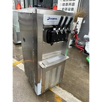 Machine à glace molle et gelato Moseener à usage commercial, vente en gros, pour fruits, lait, eau, farine, noix