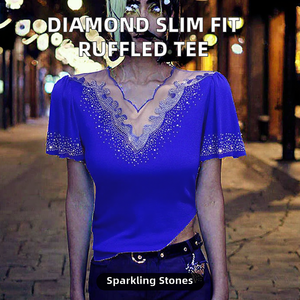Camiseta de Trabajo de Alta Visibilidad, Reflectante, 100% Algodón, Anti-UV, Transpirable, Unisex, Ligera, Cuello Redondo, Manga Corta - Product Image 2