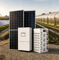 40KW Sistem Penyimpanan Energi Surya PV Baterai Lithium MPPT IP65 On/Off Grid Komersial Industri untuk Pabrik