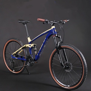 Vélo de montagne tout-terrain à suspension intégrale en aluminium blanc 24 26 27,5 pouces, vélo de route MOU-34 26 pouces à vitesse variable, plage, neige, tout-terrain M - Product Image 4