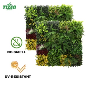 Mur végétal artificiel de haute qualité Tizen, vert, pour extérieur, décoration en mousse verte, mur végétal artificiel - Product Image 4