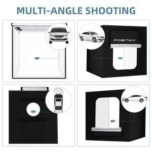 Kit de tente <span class=keywords><strong>pliable</strong></span> <span class=keywords><strong>et</strong></span> Portable de 80cm, équipement de photographie à lumière blanche, éclairage de <span class=keywords><strong>Studio</strong></span> de prise de vue avec arrière-plans colorés - Product Image 2