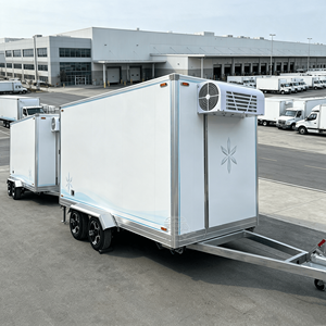 Freezer Room Trailer Cold Room Outdoor Freezer Trailer <b>Portable</b> Refrigeration Trailers Mobile Refrigerator Trailer - Product Image 1