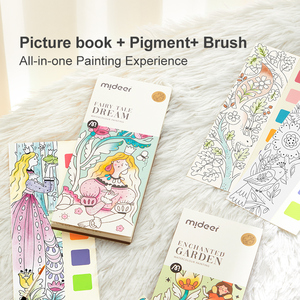 Libro <span class=keywords><strong>di</strong></span> arte per il <span class=keywords><strong>disegno</strong></span> Mideer per bambini Gouache Graffiti immagine libro immagine acqua da colorare - Product Image 3