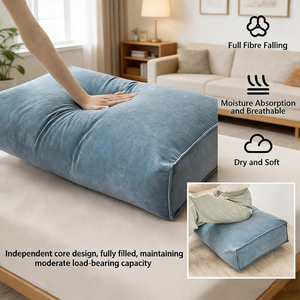 <span class=keywords><strong>Coussin</strong></span> de dossier de <span class=keywords><strong>canapé</strong></span> amovible personnalisé, grands coussins décoratifs, fonction chauffante, <span class=keywords><strong>soutien</strong></span> <span class=keywords><strong>lombaire</strong></span> confortable, oreiller de lecture - Product Image 4