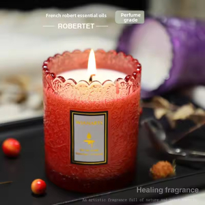 Set de Regalo de Velas Aromáticas Estilo Francés, de Alta Gama, con Grabado, Fragancia de Aceites Esenciales, Sin Humo, Cera de Soja de Baja Temperatura - Product Image 5