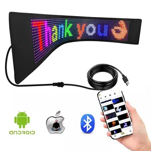 Buy Wholesale China ｗaterproof,sun-screening,flexible Led Car Sign Led Panel  With Smart App Control Rgb Led Lights Display For Car Rear Windshield & Led  Matrix Panel at USD 12