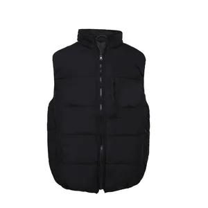 OEM Mens फैंसी बनियान उच्च गुणवत्ता बनियान सर्दियों कोट थोक गद्देदार gilet काम बनियान