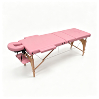 Table de massage pliable portable moderne, réglable, en bois, pour salon de beauté professionnel, mobilier de soin de la peau, table de massage confortable