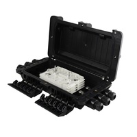 Boîtes à bornes de distribution optique 4 couches blanches, noires et grises Boîte à bornes à fibre optique 3-in-3-Out Ftth Wall Pole Mounted Fiber Optic Terminal Box 4G WiFi