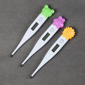 Termometer tubuh Digital desain kartun, alat pengukur suhu tubuh portabel sensitif tinggi untuk demam ketiak bayi dewasa - Product Image 5