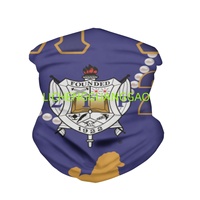 Cache-cou sans couture Sigma Gamma Rho Sorority en tissu extensible imprimé, masque facial de sport, bandana d'extérieur, personnalisation du logo