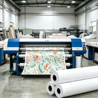 Papier de transfert thermique par sublimation en gros pour vêtements en polyester léger