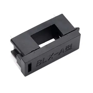 10 pz BLX-A 5*20MM portafusibile in vetro nero 5*20 presa tubo assicurazione portafusibile per scheda PCB fusibile 5 x20mm 5 x20