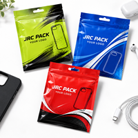 Bolsas de Plástico Impresas Personalizadas, Bolsas de Embalaje con Sellado de 3 Lados, Bolsas para Accesorios, Bolsa para Estuche de Teléfono