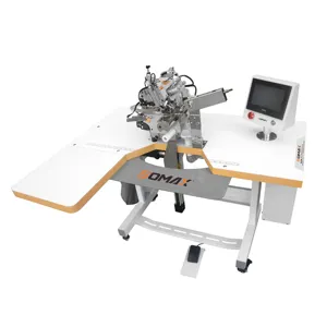 Banda Somax SM-02 Calças esportivas usadas, máquinas de costura de automação industrial aplicadas para costura overlock