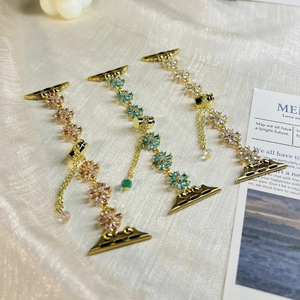 Correa de Metal Dorada para Iwatch, Brazalete Personalizado para Mujer, Compatible con <span class=keywords><strong>Apple</strong></span> <span class=keywords><strong>Watch</strong></span> Band Ultra 2 49mm Universal Series 10 9 8 <span class=keywords><strong>7</strong></span> - Product Image 3