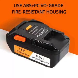 Paquete de baterías de litio Victpower 18V-3.0Ah/4.0Ah/5.0Ah/6.0Ah para herramientas eléctricas RID-GID con indicador de nivel de carga. - Product Image 4