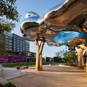 सिरका आधुनिक क्लाउड ट्री स्टेनलेस स्टील मूर्तिकला आउटडोर मूर्तिकला फैक्टरी - Product Image 2