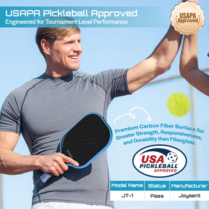 Raquette de pickleball Joysent approuvée USAPA, fibre de carbone T300, contrôle PP nid d'abeille 14 mm, légère, puissante, pour débutants - Product Image 2