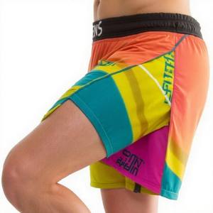 กางเกงกีฬาสองชั้นกันน้ำพร้อม<span class=keywords><strong>ซับ</strong></span>ในระบายอากาศ - แห้งเร็วและยืดหยุ่นสำหรับทุกกีฬาและการฝึกซ้อม - Product Image 1