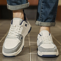 Grandes Chaussures Homme, Baskets de Sport à Coussin d'Air Résistantes à l'Usure, Chaussures de Course et de Basketball Montantes, Baskets Designer Élastiques, Marque Célèbre